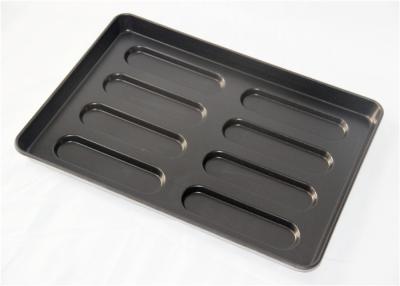 China Sliver 530x380x40mm 0.8mm Hot Dog Bun Pan for sale