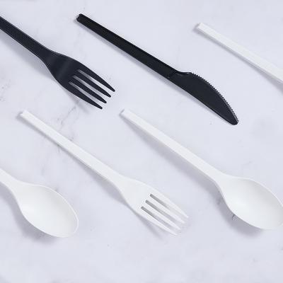 China Disposable Fully Biodegradable Cutlery With Knives Forks Spoons for sale