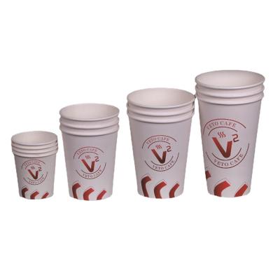 China Double Layered PLA Environmentally Friendly Disposable Paper Cup With Thermal Insulation for sale