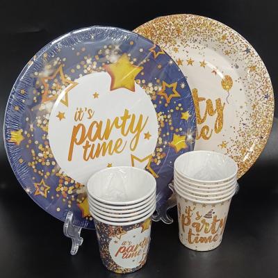 China Paper Plates and Paper Cup for Party for sale