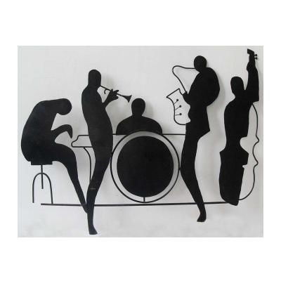 China Wall Hanging Art Decor Music Home Decor Metal Wall Art Decor for sale