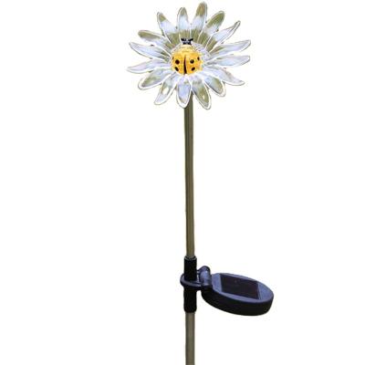 China Solar Daisy Flower Yard Stake Garden Decor Bouquet Garden Ornament for sale