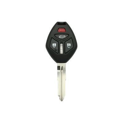 China Replace Car Key Remote Car Key Shell Case 3+1 Buttons Uncut Key MIT3 Blade For Mitsubishi for sale