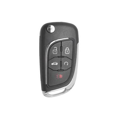 China Replace Car Key Modified ForChevrolet 4+1 Remote Flip Key With Blade Button (More High Quality) for sale