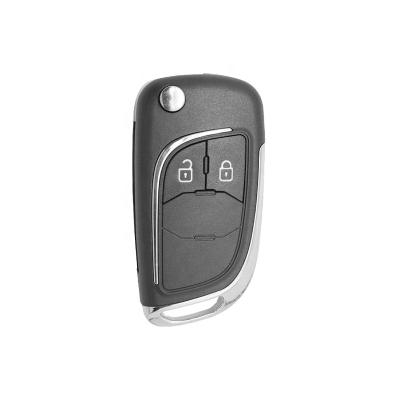 China Replace Car Key Modified ForChevrolet 2 Remote Flip Key With Blade Button (More High Quality) for sale