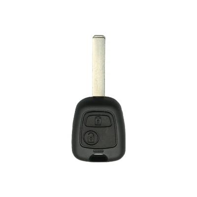 China Replace Car Key FORCitroen C1 C2 C3 C5 Xsara 2 Remote Master Button Blade With Groove for sale