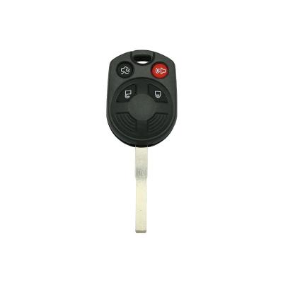 China Replace Car Key ForFord Remote Key Shell 4B NO LOGO HU101 Blade Brass Key Pad for sale