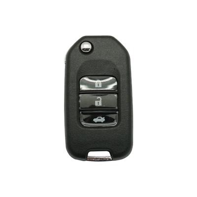 China Replace New Full Car Key ForHonda 3 Buttons Flip Remote Key 