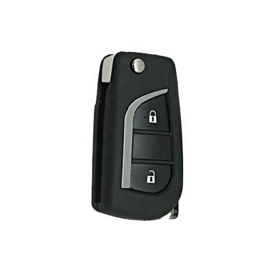 China Replace Car New ReplacementForToyo.a 2 Button Flip Key Shell Remote Key for sale