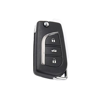 China Replace New ForToyo.a Car Remote Flip Key Shell TOY40 Blade 3 Buttons Car Key for sale