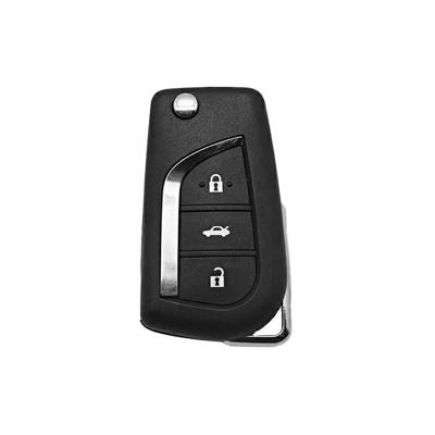 China Replace Car Key Replacement ForToyota The New 3 Button Flip Key Shell Remote for sale