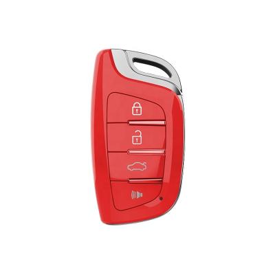 China Replace Key 5BTN - Colorful Crystal Keyblank AKVVDI198XS Inside - Car Red for sale