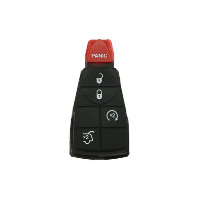 China Replace New Fobik Car Key Fob Remote Key Buttons Rubber Pad 4+1 ForGrand Cherokee Commander Cherokee for sale