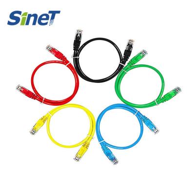 Chine Customized Bag 1m 2m 3m 5m UTP Cat5e Jumper Cable Ethernet Patch Cable With RJ45 Connector à vendre