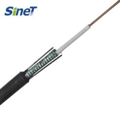 China Communication Fiber Cable GYXTW Single Mode G652D Fiber Optic Cable Price Per Meter for sale