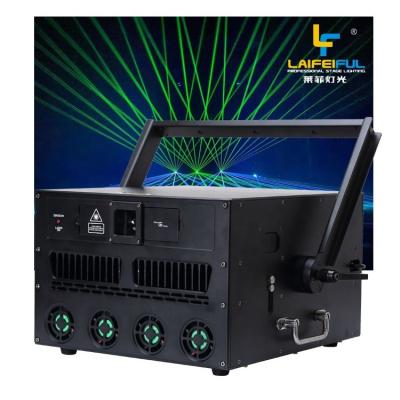 China 30W RGB Animation Rendering Laser Stage Light 40kpps Element 140 and 20 Pattern Scanner Led Dance Laser Show Lighting for sale