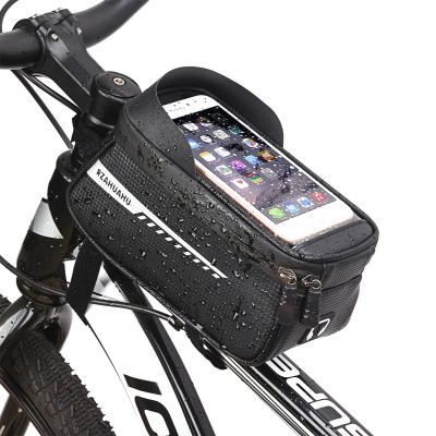 China Vtogether V00022000 Capacity Front Tube Frame Bag Cycling Top Touch Screen Bag Bicycle Phone Bag Mountain Bike Waterproof Durable/Waterproof/Large Road for sale