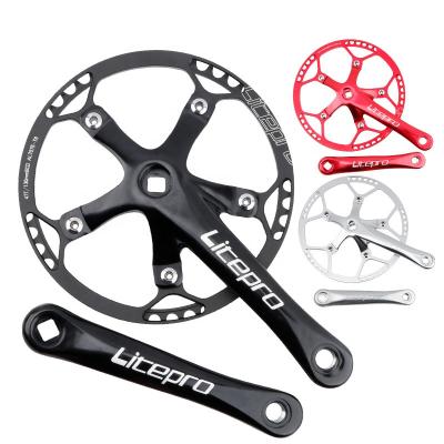 China Super Lightweight BCD 45T 47T 53T 56T 58T BMX Vtogether V00022600 130 Bike Chain Wheel Ring BMX Folding Bicycle Hollow Crank Set for sale