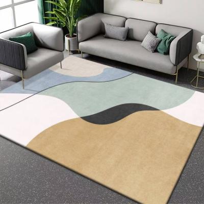 China Modern luxury nordic home decoration carpets wool rugs 3d printed tapete area rugs for sale