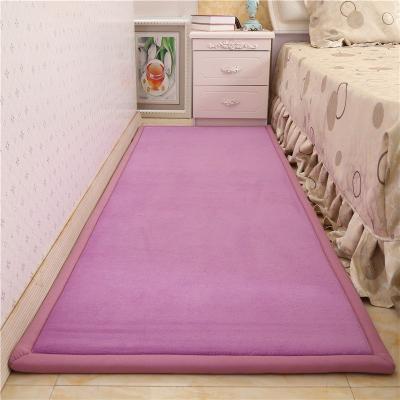 China Customized 100% Coral Carpet Washable Polyester Velvet Tatami Mat Backing Dropshipping For Soft Touch Tatami Area Rugs Carpet for sale