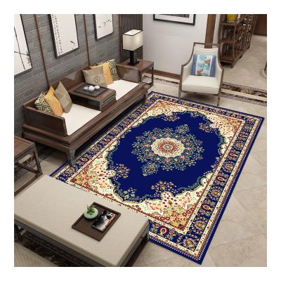 China Thick Washable Polyester 3D Printed Persian European Style Floor Rug And Blanket For Living Room Bedroom for sale