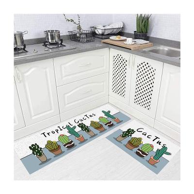 China New Amazon Style Anti Slip Comfort Washable Standing Kitchen Mats Sets Sets Absorbent Floor Mat Anti Fatigue for sale