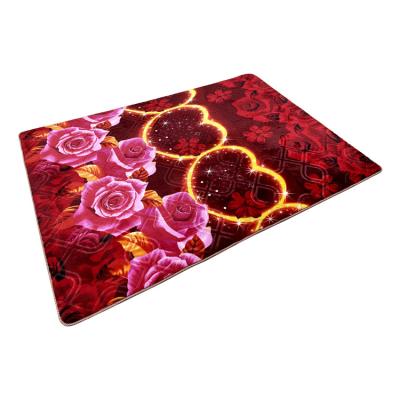 China Modern Modern Flannel Heat Transfer Printed Blankets For Living Room Carpet for sale