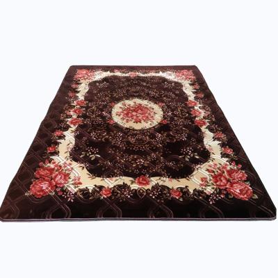 China Modern Area Rugs High Quality Anti-Slip Washable Embossing Floral Rugs Style Rugs for sale