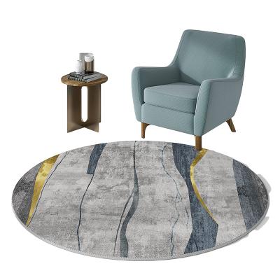 China Modern Round Carpets For Living Room Bedroom Blankets Carpets Floor Mat Coffee Table Area Rugs Girl's Room Decor for sale