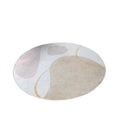 China Modern Home Bedside Mat Round Floor Carpet Decor Sofa Coffee Table Mat Round Covers for sale