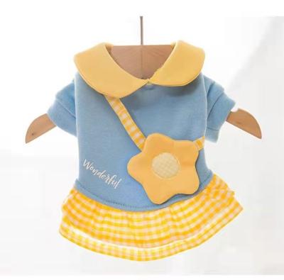 China PC002 Viable Customize New Designer Dog Clothing Spring Summer Cute Cat And Dog Clothes Pet Princess Dress for sale