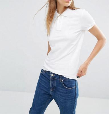 中国 PL049 Latest Style Anti-wrinkle Top Selling Product Women's Short Sleeve Polo Shirt For Online Sale 販売のため