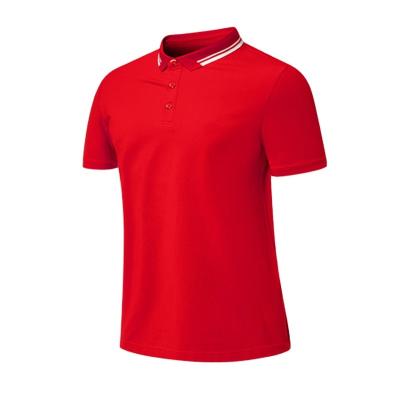 China PL037 New Arrival OEM Brand Men's Compressed Polo Shirt 100% Cotton Customized Striking Bright Color Polo Shirt T-shirt for sale