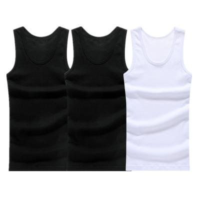 中国 TK209 Factory Cheap Custom Logo Muscle QUICK DRY Fitted Tank Top 100% Cotton Single Sleeveless Workout Tank Top For Men 販売のため