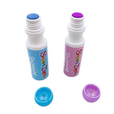 China Educational toys stationery gift graffiti daubers set educational drawing markers shimmer dot paint kit for preschoolers for sale