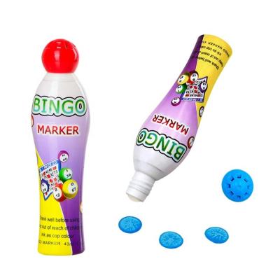 China Drawing/Novel Painting or Playing Game Beautiful Form No Leak Eco-Friendly Custom Color Tip 10 Mm Dot Dauber Bingo Dabber EN71 for Dot Paint Markers for sale