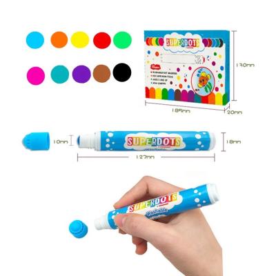 China Mini Small Color Pens Graffiti Dot Marker Painting and Drawing Tools Small Bingo Paint Dauber Easy Grab for Kids Drawing for sale