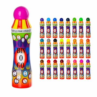 China Good Quality Bingo Game 18mm Sponge Tip Bingo Markers Parks Dabbers Non-Toxic Ink 80ml Bingo Dabbers for sale