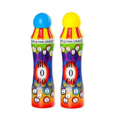 China Bingo Game High Quality Large Seed 18mm Big Seed Color Bingo Markers Pens Logo 3oz Ink Dabbers Luminous Custom Bingo for sale