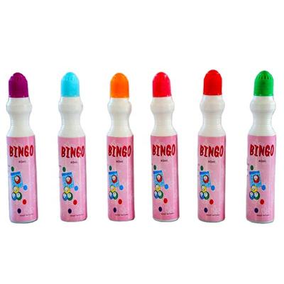 China Drawing / Paint Or Play Game Factory Customized Easy Grip Bingo Markers With Multiple Color Inks Non-Toxic Eco-Friendly For Kids Art Drawing for sale