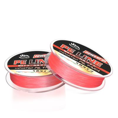 China Float locator hot sale 40lb pe 4 strand 100m cheapest sea fishing braided fishing line for sale