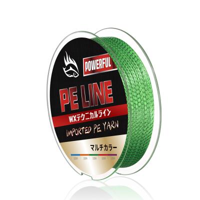 China China 100m Pe 4 Strand Coated Fishing Tackle Multifilament Fishing Braid Float Line for sale