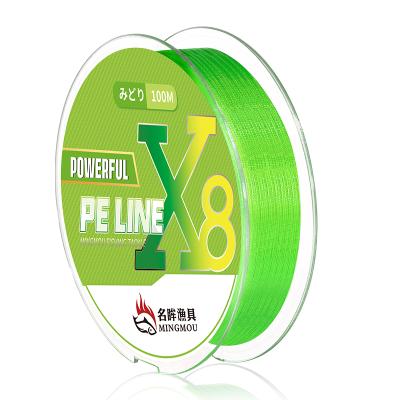 China Good Quality Factory Price Float Locator No Fade Pe 8 Strand 100m Braided Fishing Lines for sale