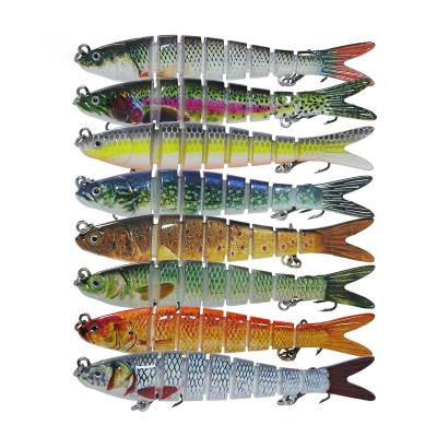 China Factory Direct Supply Popular Bionic Knotty Bait Big Lures Bass Hard Bait Ice Fishing 8 Knot Bait for sale