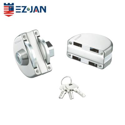 Cina Modern Stainless Steel Glass Door Security Lock Fit For 8-12mm Glass-to-Glass Door Lock in vendita