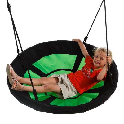 China Without Net Wholesale Outdoor Saucer Tree Swing Protector Set In Children Playground With Tree Hanging Straps for sale