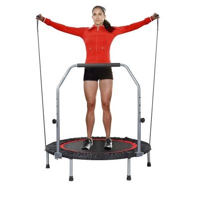 China With Protective Net Hot Folding Mini Trampoline With Rope for sale