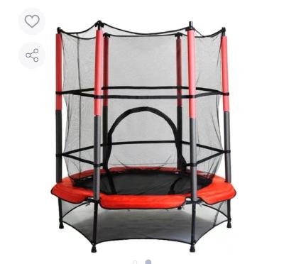 China With Protective Net Private Label Indoor Fitness Jumping Trampoline With Safety Net For Kids for sale