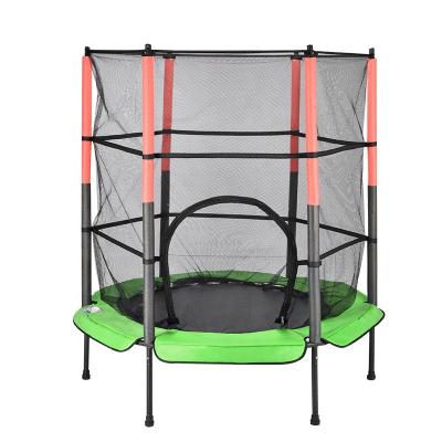 China With 55inch indoor trampoline and large protective Amazon net 4.5ft round with inner net for sale