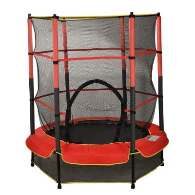 China With new type of red protective net low price around manufacturers children steel trampoline for sale